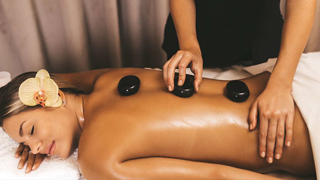 A signature massage ritual at Pure Spa Great Falls